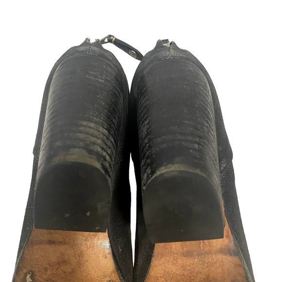 Rag & Bone Newbury Bootie Black Leather Size 37 - Picture 11 of 12